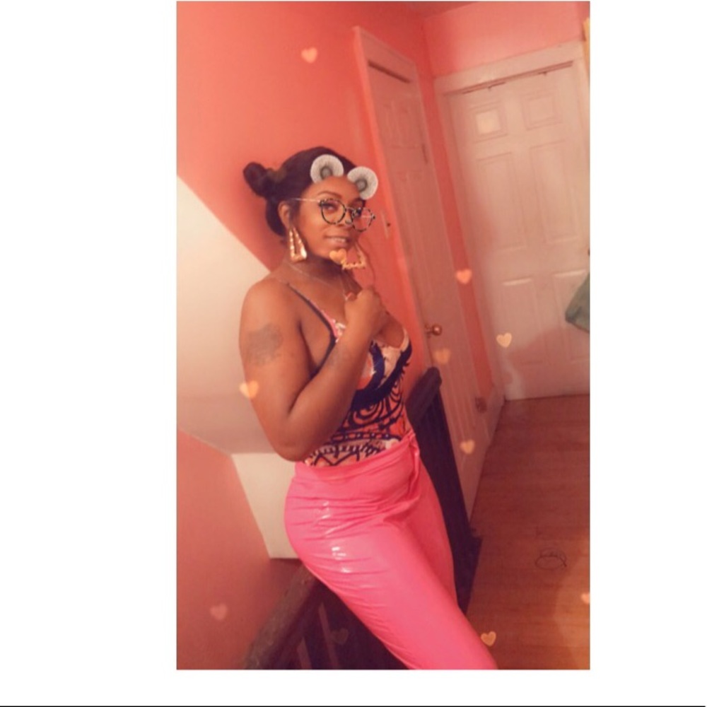 Latex Pink Pants